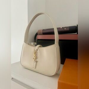 YSL MINI LE 5 À 7 BLANC VINTAGE